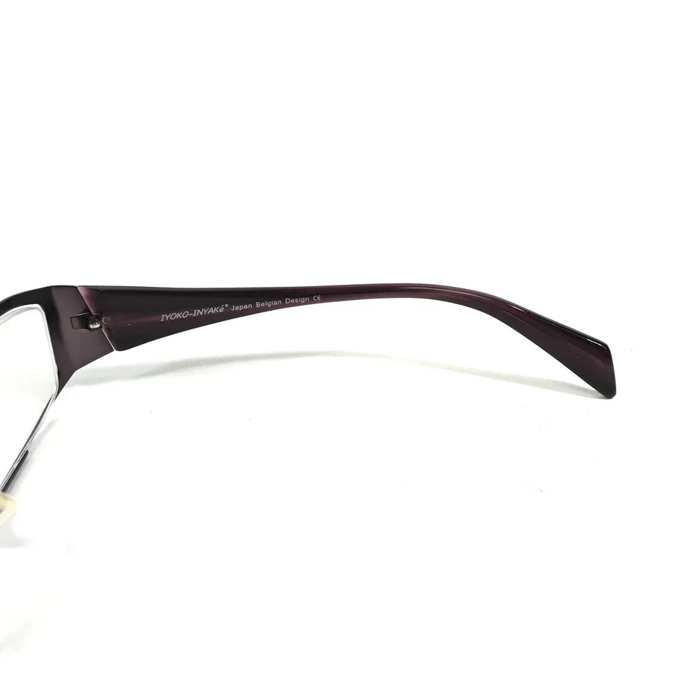 Iyoko-Inyake Eyeglasses Frames IY 258 Col.1 Purple Rectangular 56-16-138